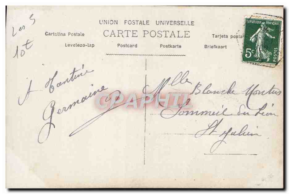 CPA Infirmiere Croix Rouge Soldat Militaria Medaille  — Back