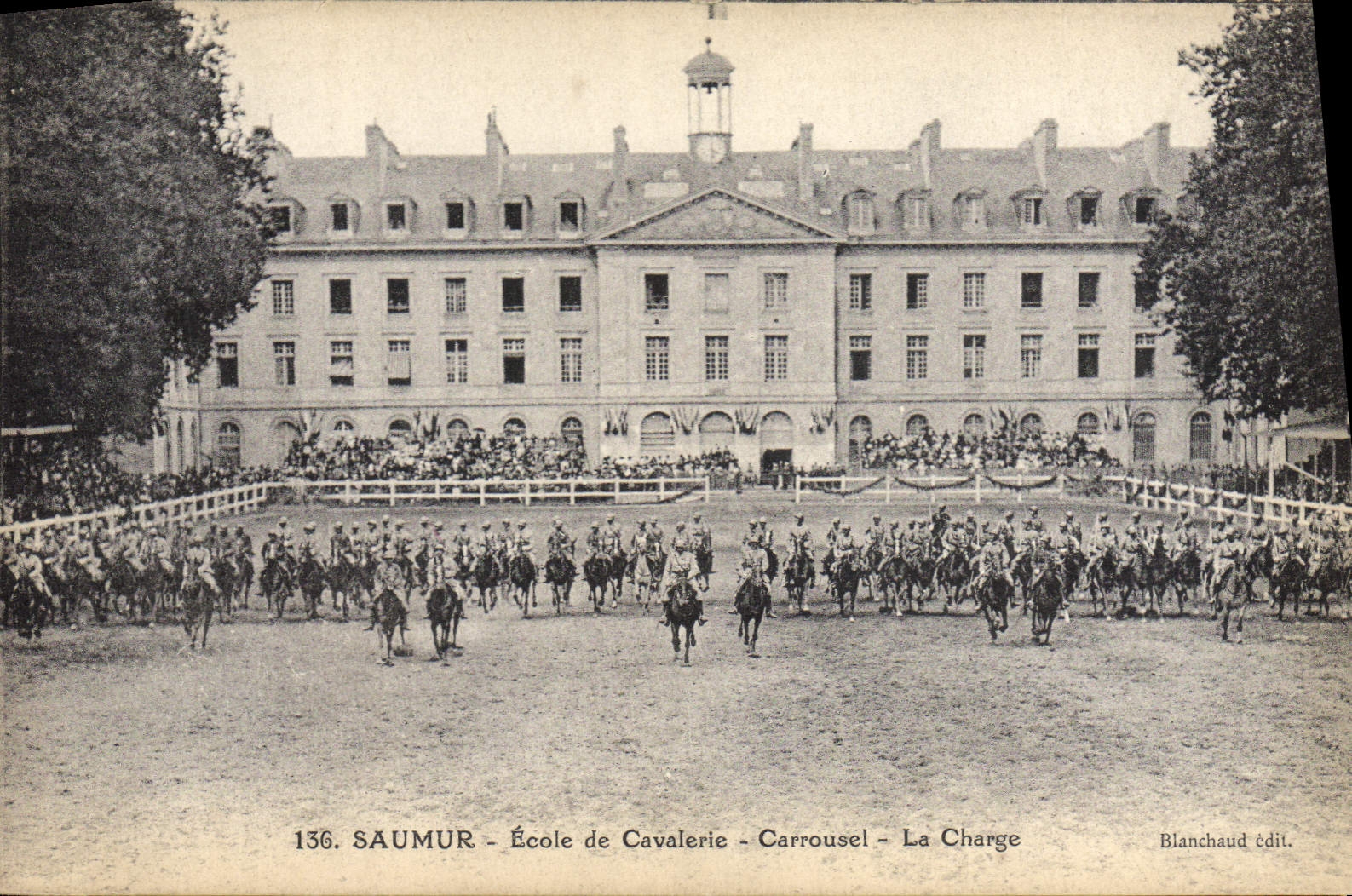 Saumur - Escuela de Caballería - Carrousel - La Carga - Edición Blanchaud