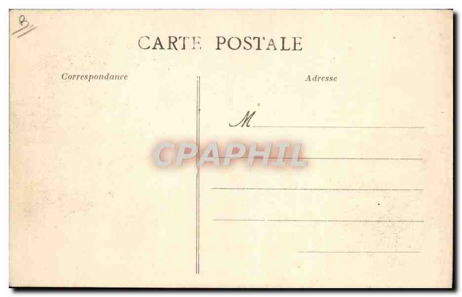 CPA Cheval Equitation Hippisme Saumur Ecole de cavalerie Croupade — Verso