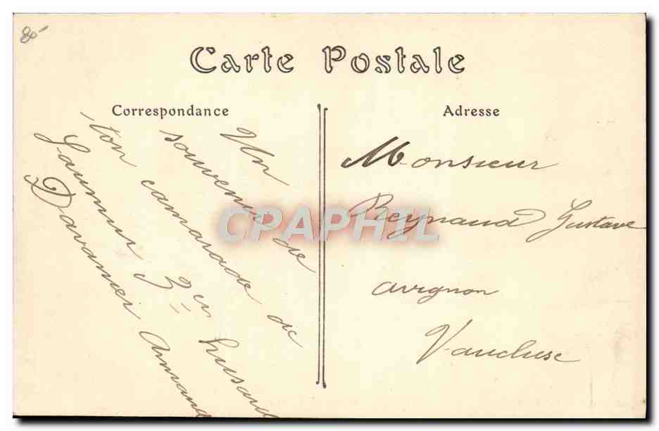 Saumur — École de Cavalerie. Courbettes — ND. Phot. n°185 — Verso