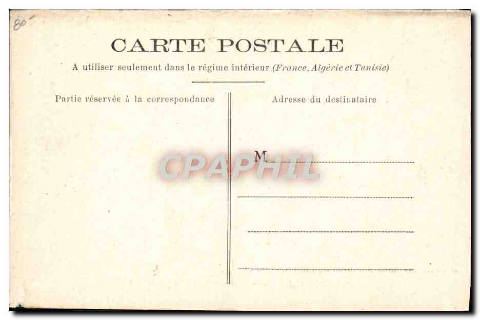 CPA Cheval Equitation Hippisme Saumur Chute au talus du Breil 1902  — Verso