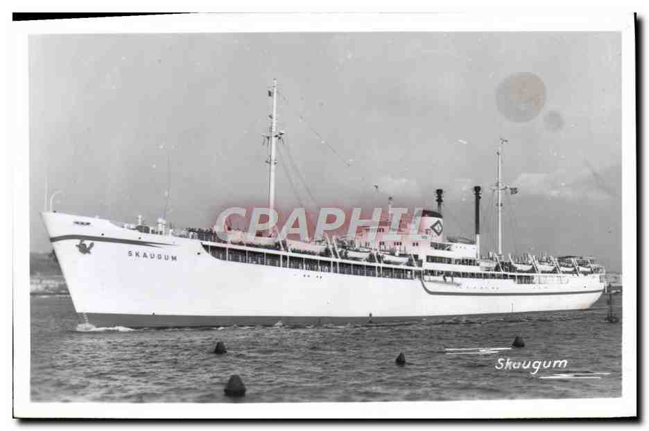 CPA Bateau Paquebot Skaugum