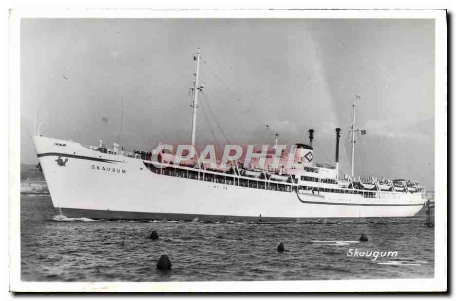 La nave Skaugum — foto di nave — editore CPAPHIL, n°3