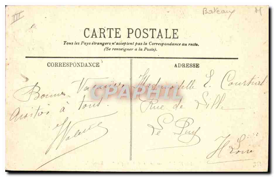 Le Havre — Le Transatlantique "La Savoie" — LL. n°117 — Verso