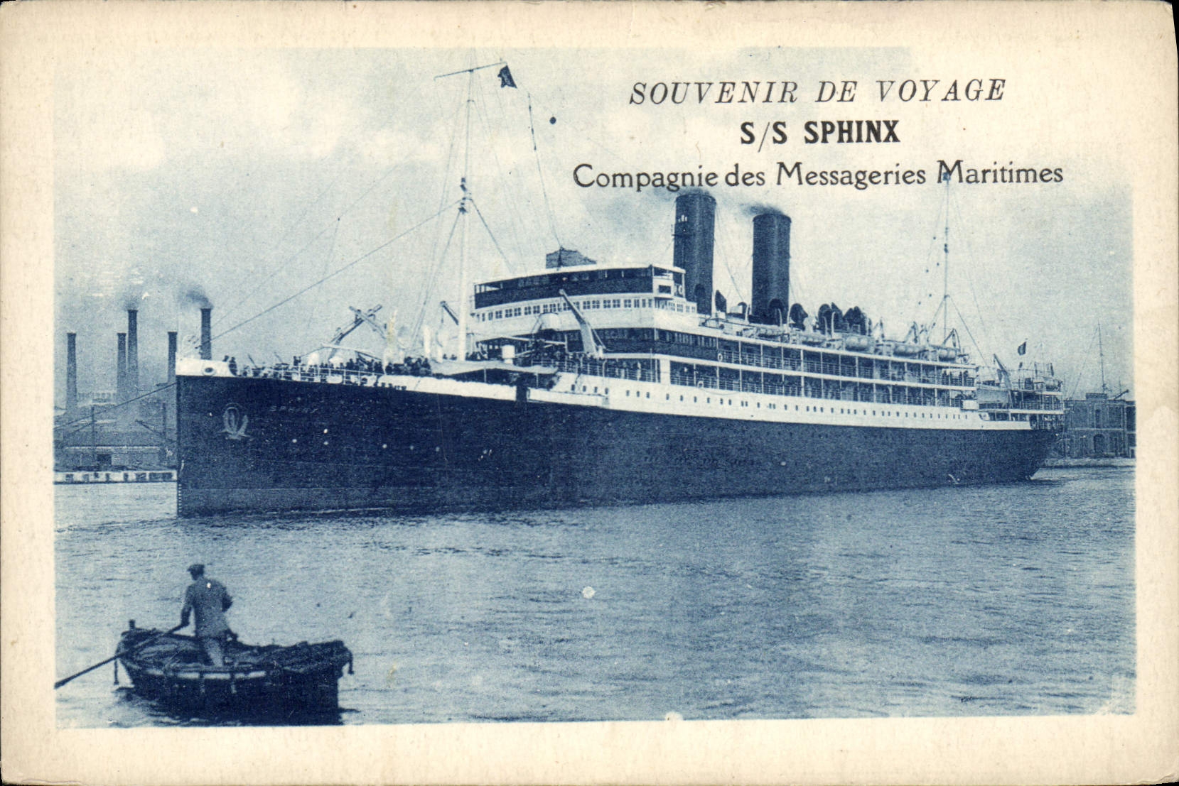S/S Sphinx — Souvenir de voyage — Compagnie des Messageries Maritimes