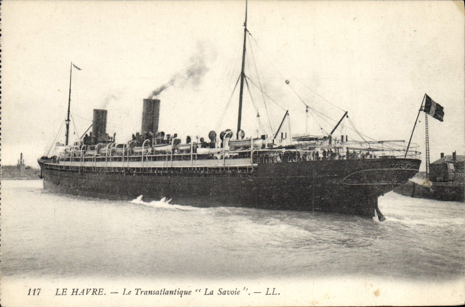 Le Havre — Le Transatlantique "La Savoie" — LL.