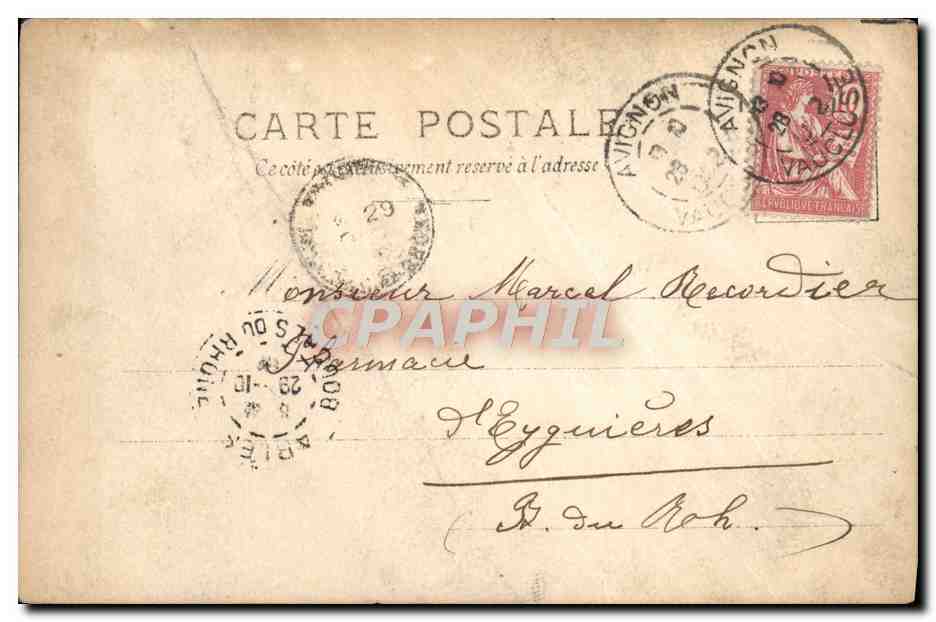 CARTE PHOTO Enfant Poupee Poupees — Reverso