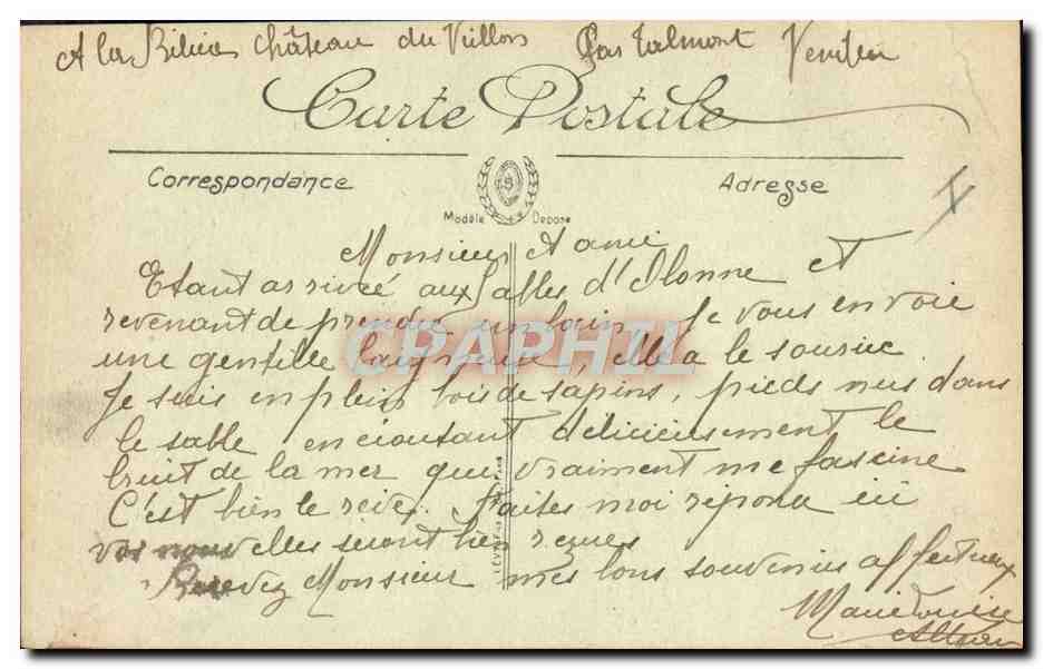 CPA Maillots de bains Femme Baigneuse  — Rückseite