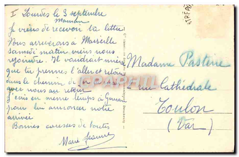 CPA Maillots de bains Femmes Biarritz Baigneuses a la Cote des Basques — Rückseite