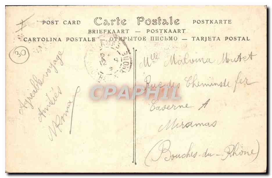 CPA Maillots de bains Femme Aux bains de mer Sortie de bain  — Rückseite