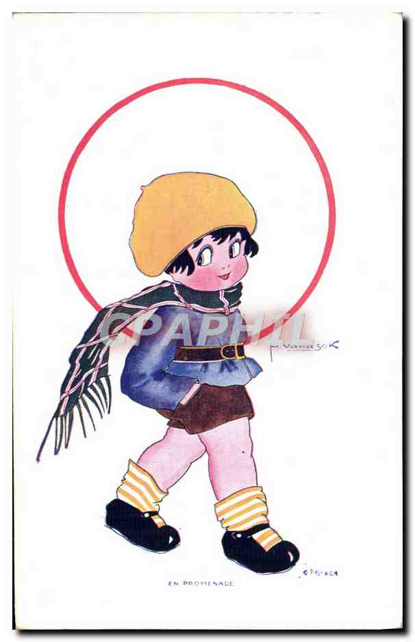 CPA Fantaisie Illustrateur Vanasek Enfant
