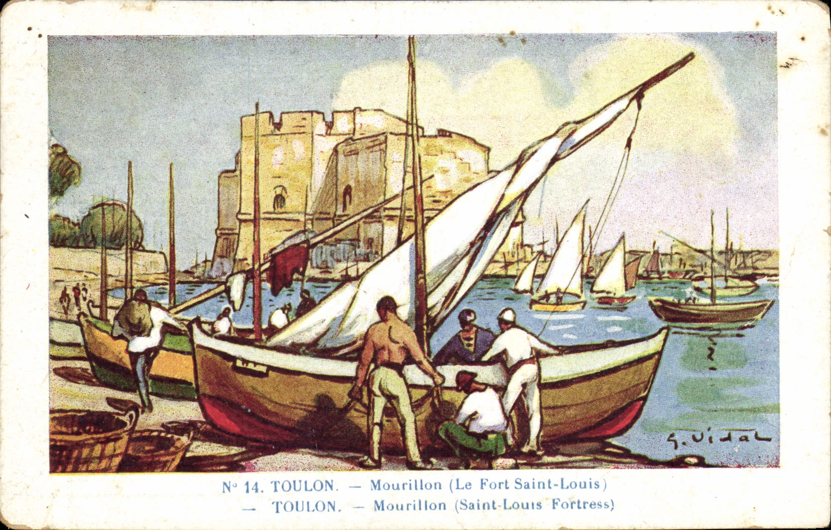 Toulon — Mourillon (Le Fort Saint-Louis) — G. Vidal, N°14