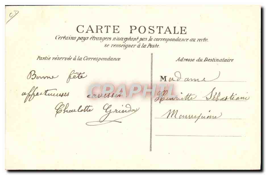 CPA Fantaisie Illustrateur Vindier La parisienne en 1909 Automobile Diamant — Rückseite