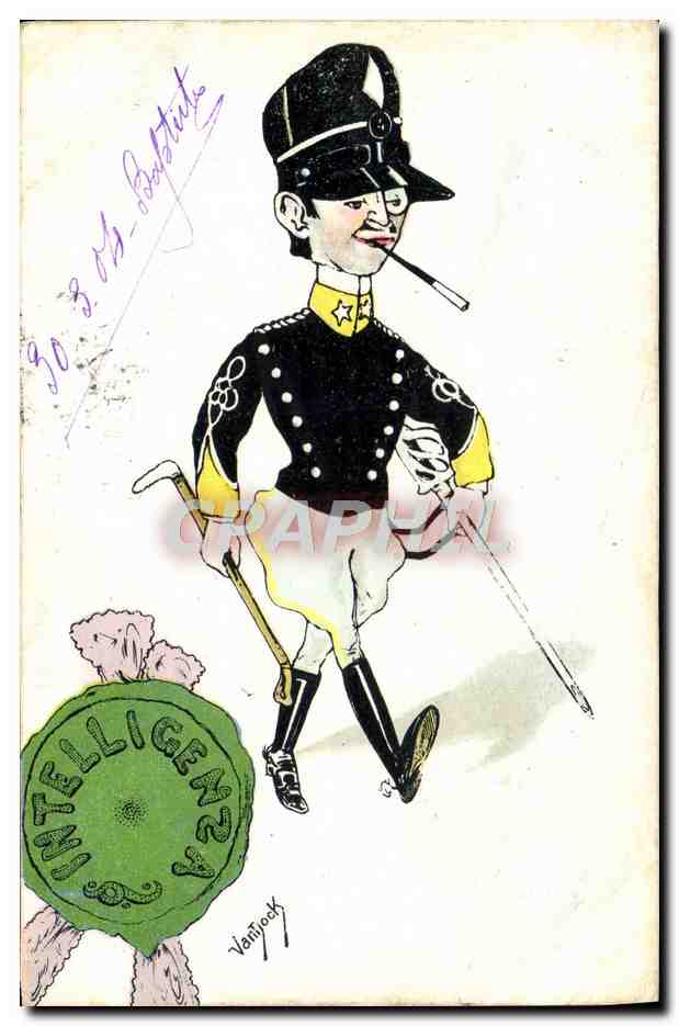 CPA Fantaisie Illustrateur Soldat Militaria 