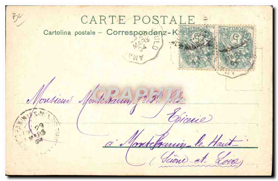 CPA Fantaisie Illustrateur Secreteza — Rückseite