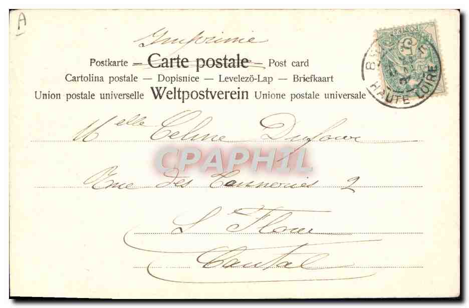CPA Fantaisie Illustrateur Femme  — Verso