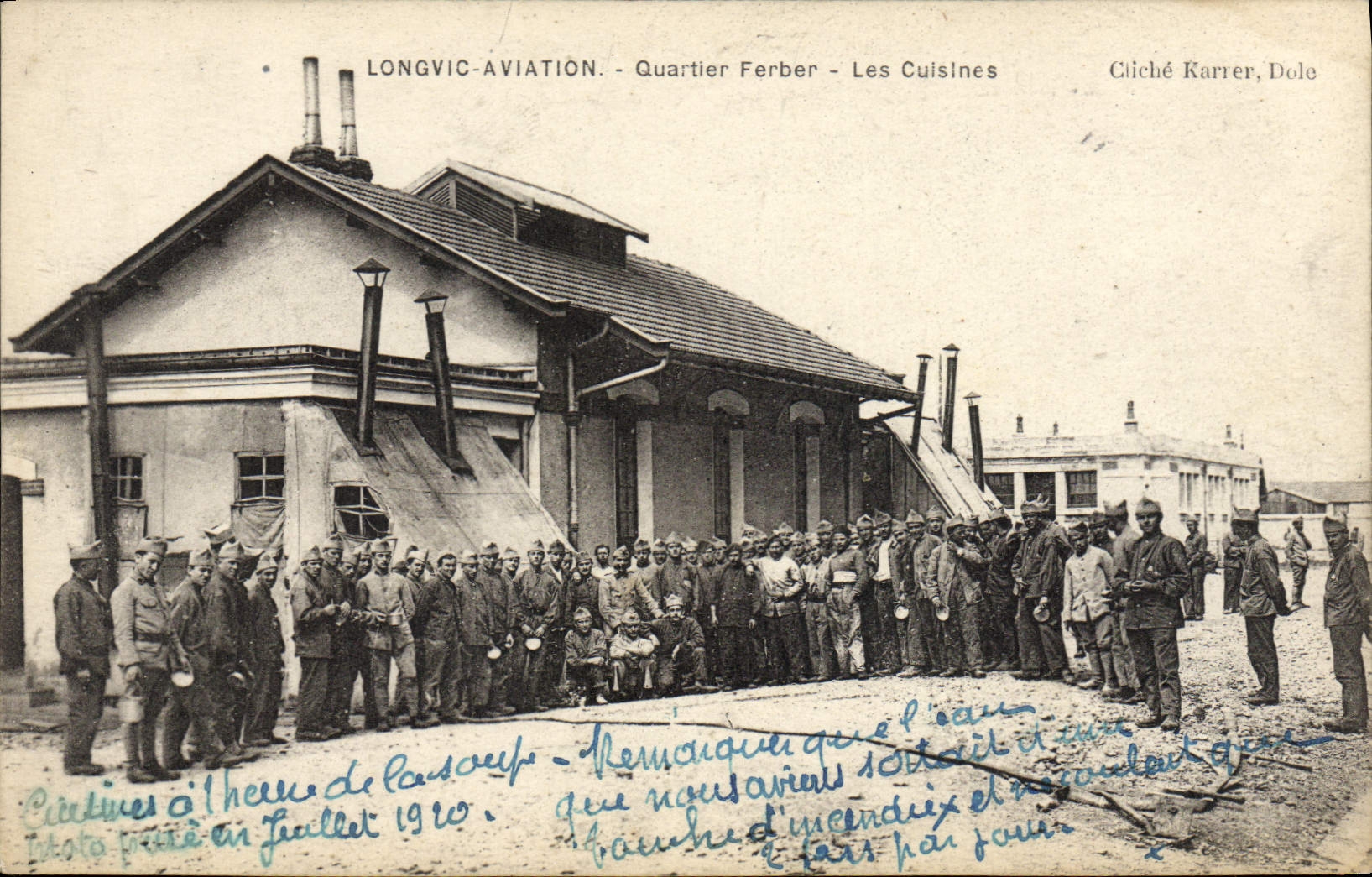 Longvic-Aviation - Quartier Ferber - Les Cuisines — Cliché Karrer, Dole