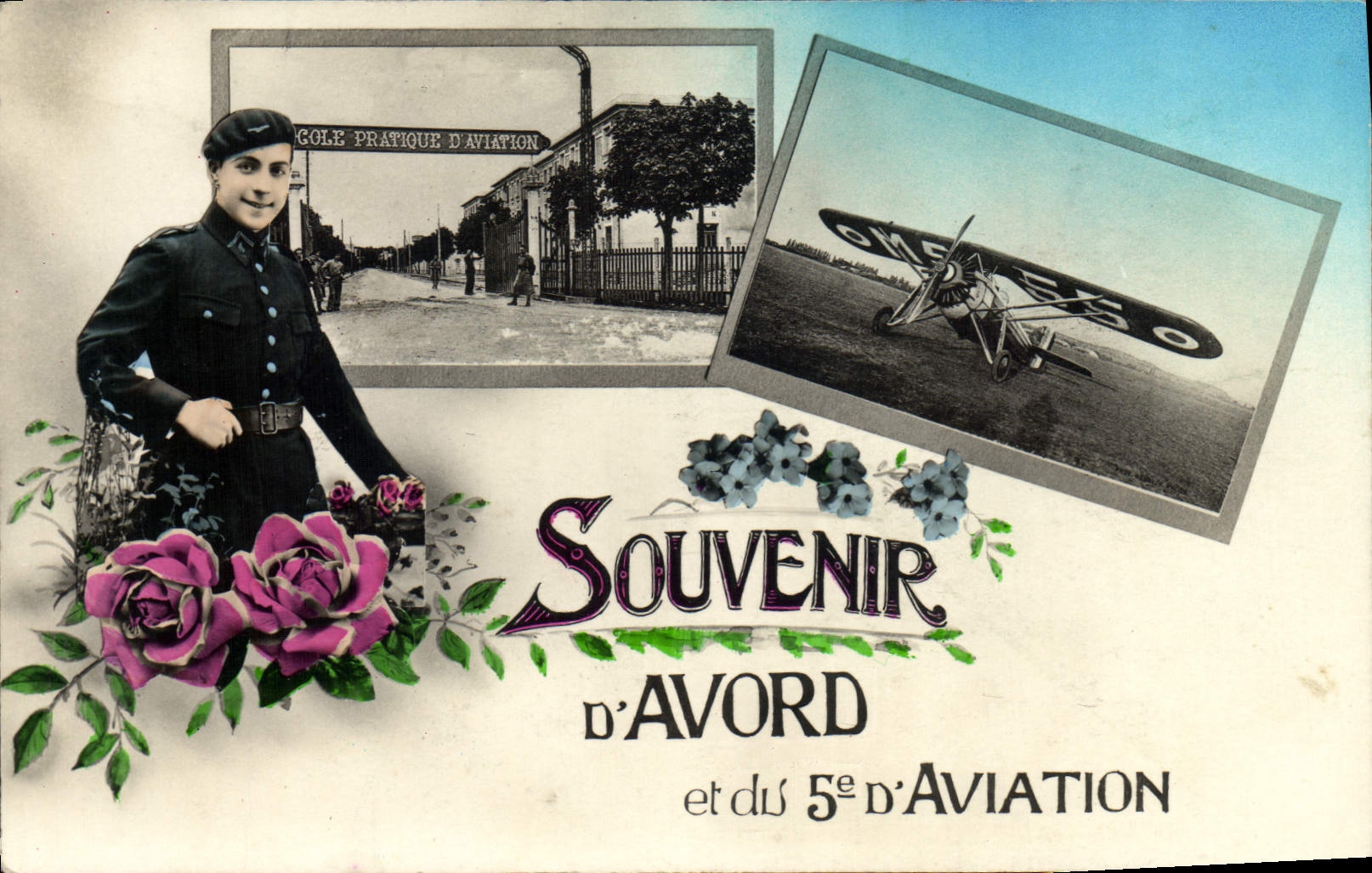 Avord — Souvenir d'Avord et du 5e d'Aviation — éditeur non visible