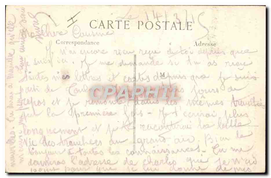 CPA Militaria Un taube survolant les environs de Paris  — Rückseite