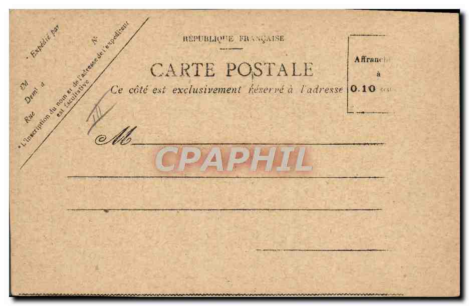 Carnaval — scène de parade — "Mes Cartes Postales" par R. Jean P. Riquet — Verso