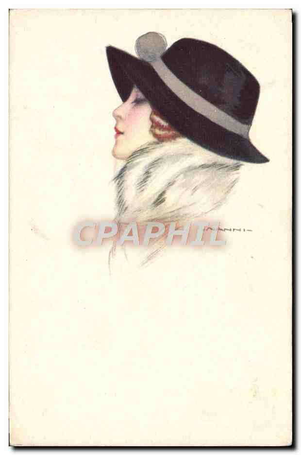 CPA Fantaisie Illustrateur Nanni Femme