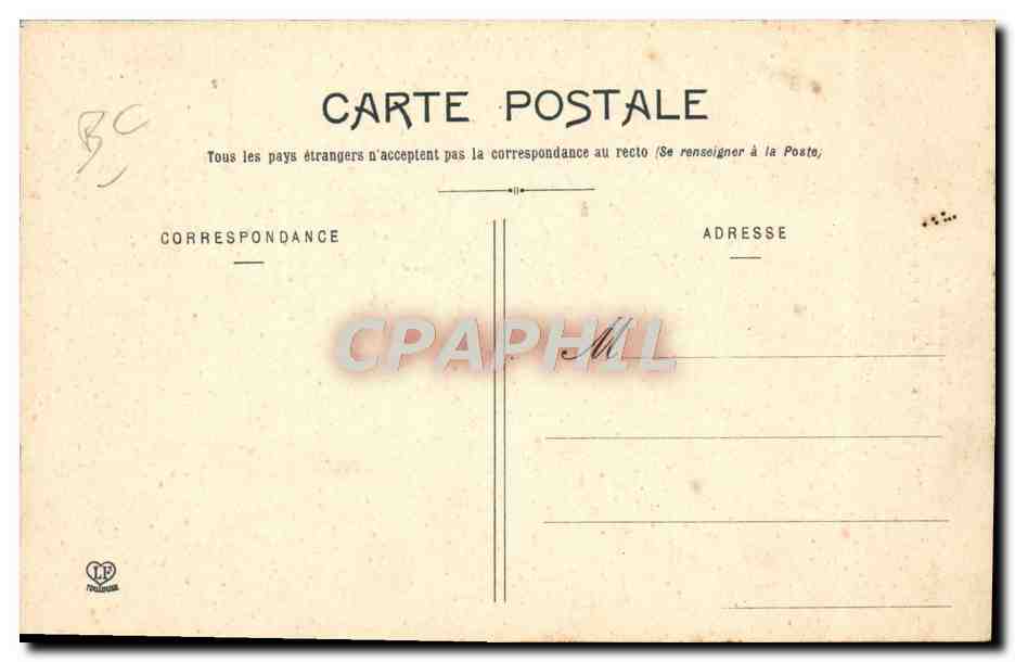 CPA Folklore Pyrenees Type de faucheud montagnard  — Verso