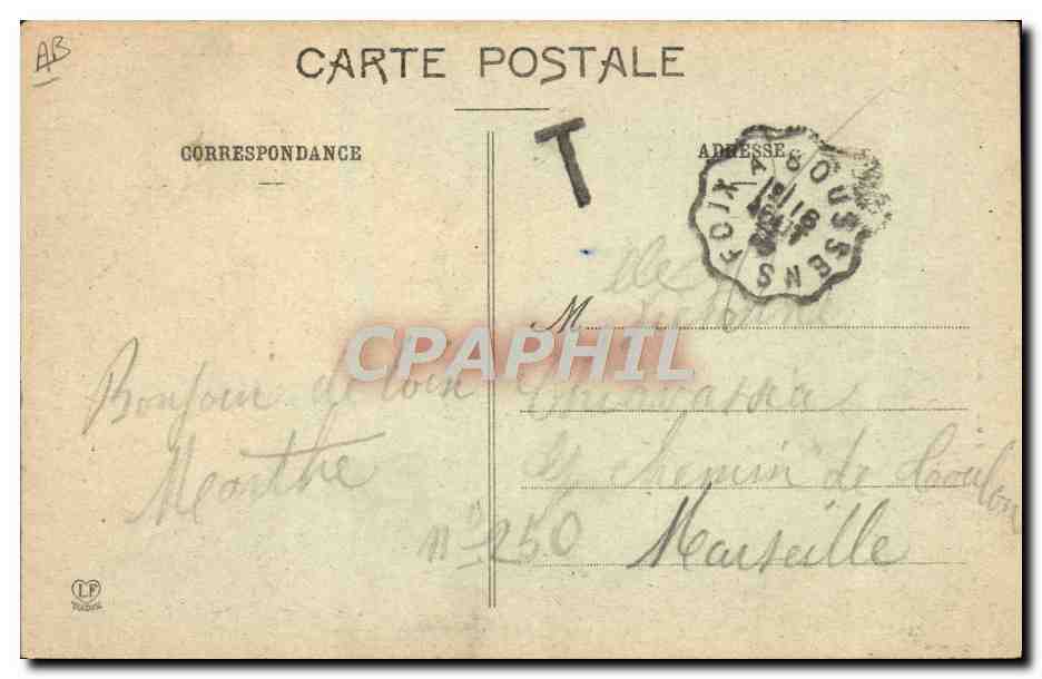 CPA Folklore Pyrenees Types du St Gironnais Jeune femme de Bethmale  — Verso