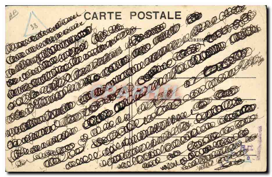CPA Folklore Pyrenees Ariegeoises Massat Groupde Liaboures Femmes — Verso