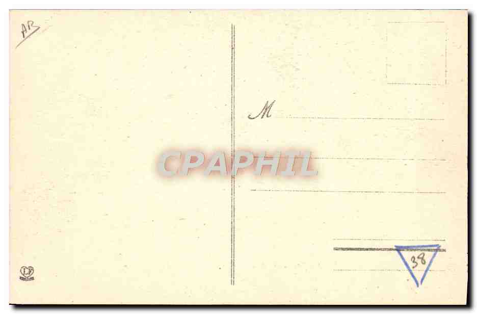 CPA Folklore Vieux costumes Pyreneens Une noce massatoise Mariage Mariee  — Verso