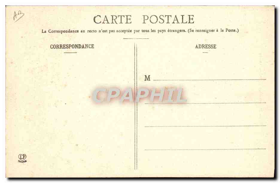 CPA Folklore Pyrenees Ariegeoises Jeune femme de Bethmale  — Verso