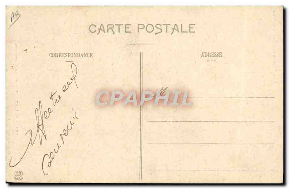 CPA Folklore Pyrenees Massat Groupe de Liadoures  — Verso