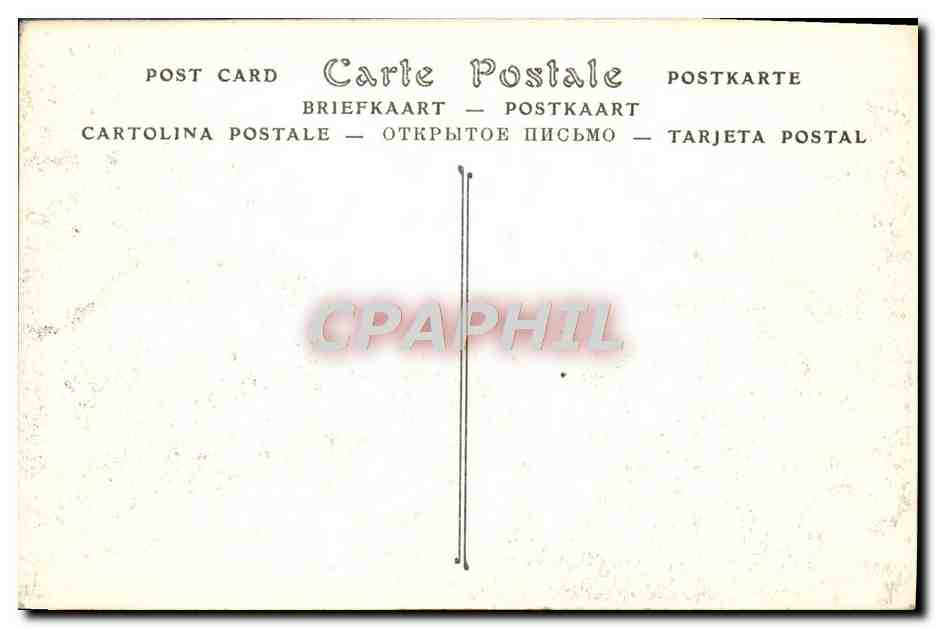 CPA Montpellier Le Vieux La Chaise Du Diable — Verso