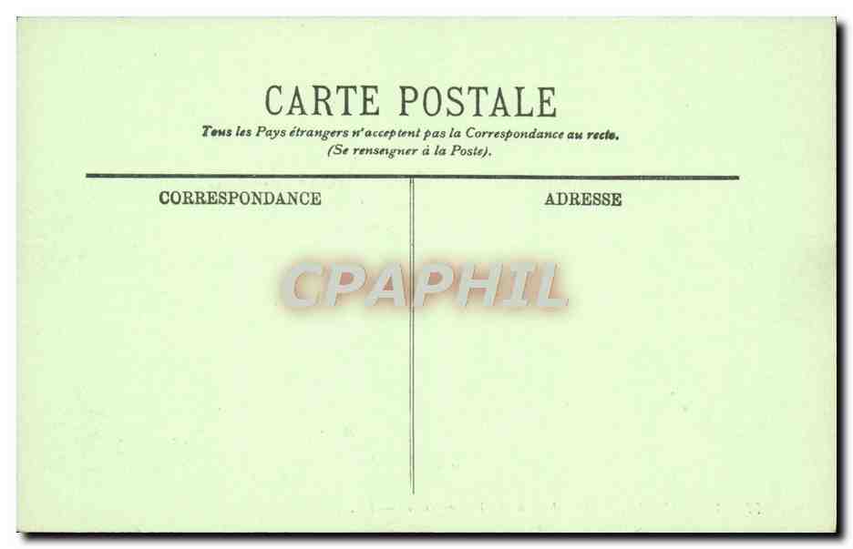 CPA Versailles Le Chateau Vue Generale — Verso