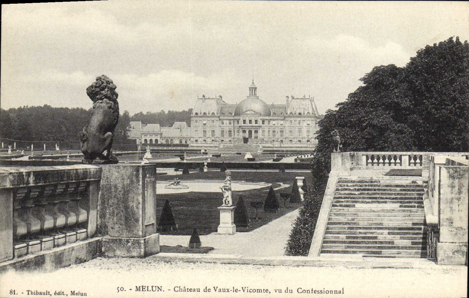 CPA Melun Chateau De Vaux Le Vicomte Vu Du Contessionnal