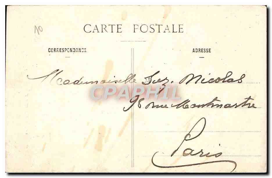 CPA Paris Arc De Triomphe — Verso