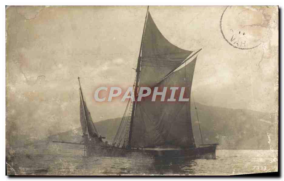 Bateau à voile — vue maritime — éditeur inconnu, n° 7333