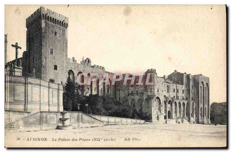 CPA Avignon Le Palais Des Papes