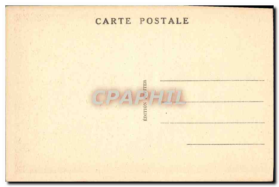 CPA Paris Conciergerie Bateau Peniche — Rückseite