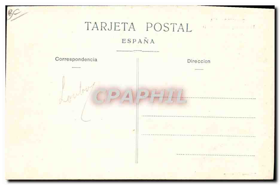 Fuenterrabía — Procession du 8 septembre (n° 5) — Tiburcio Berrotaran — Reverso