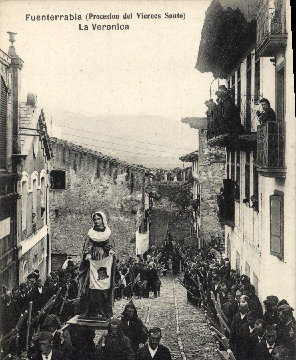 Fuenterrabia (Procesion del Viernes Santo) — La Verónica — éditeur non identifié