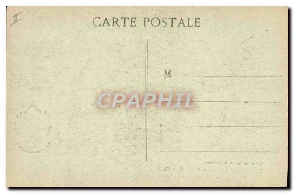 CPA Marseille ND de la Garde Procession des Penitents 1835 — Rückseite