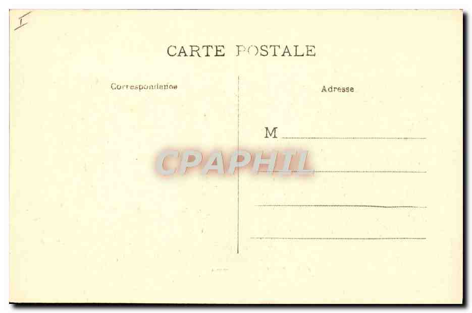 CPA Cite de Carcassonne Logis de l'inquisition Bahut  — Rückseite