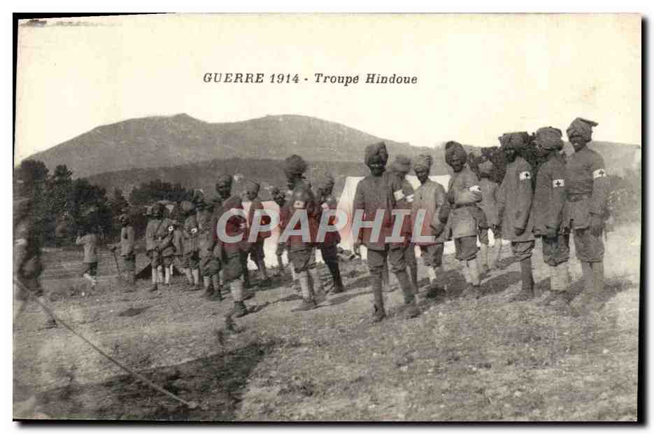 Troupes hindoues — Guerre 1914 — édition non identifiée