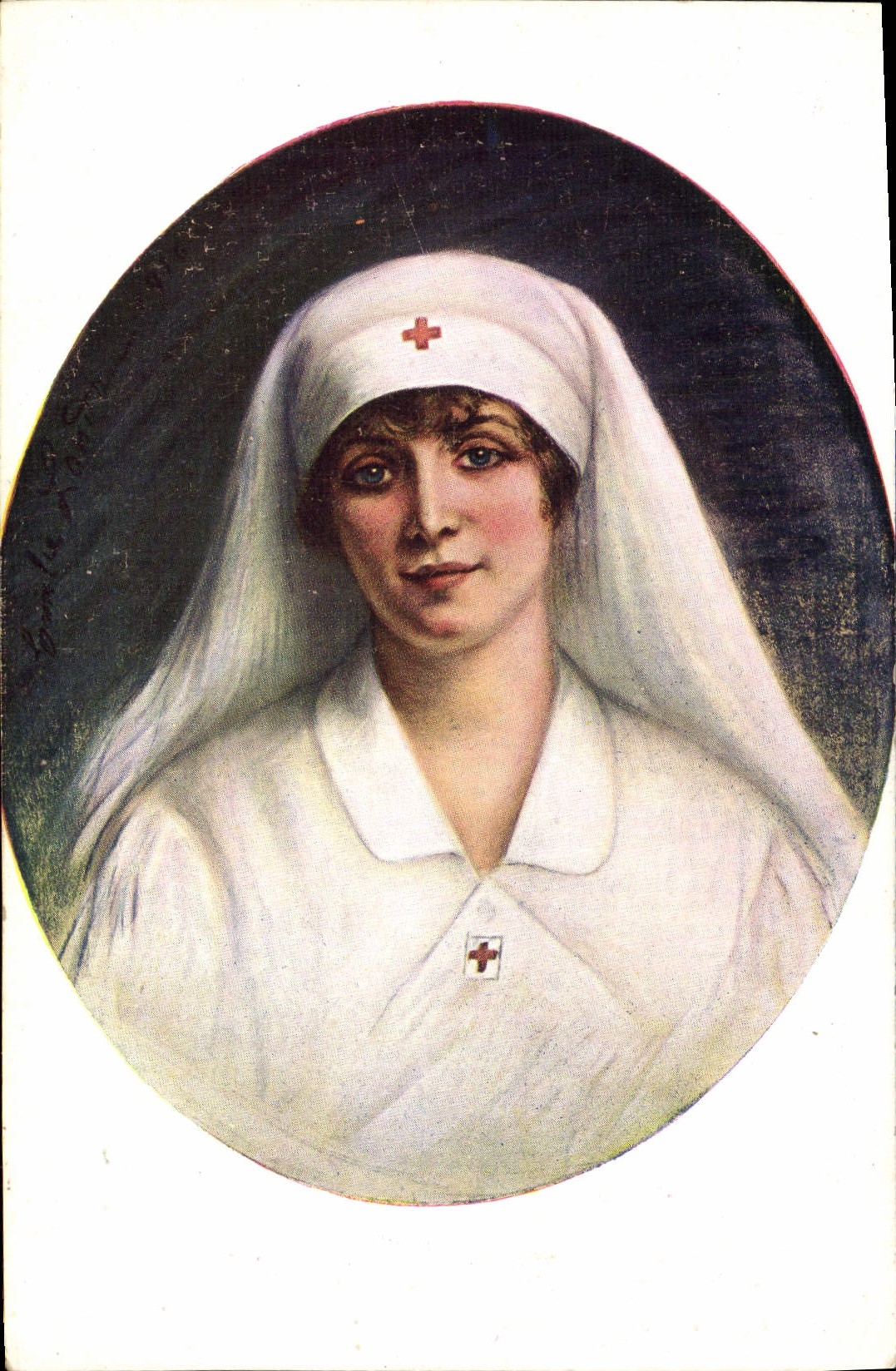 CPA Croix Rouge Infirmiere Landau