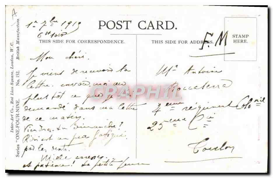 CPA Enfant Right Croix Rouge Fred Spurgin — Back