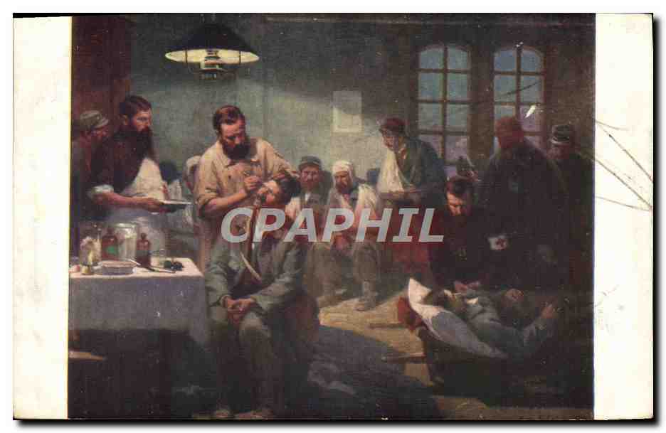 CPA Salon de Paris Cyprien Boulet les heros Docteur Croix Rouge