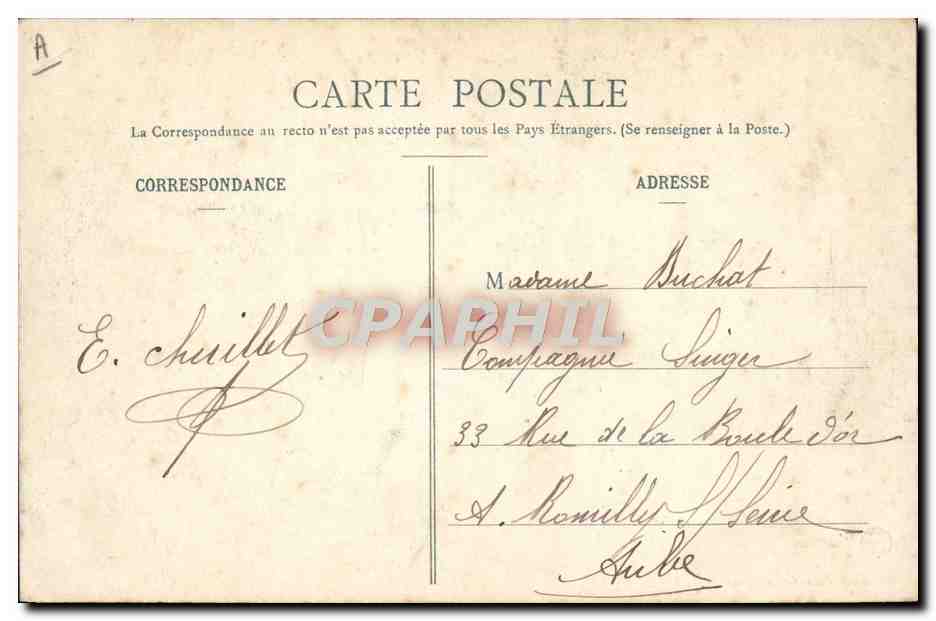 CPA Cheval Hippisme L'artillerie montee et les obstacles Rassemblement dans le fosse apres la descente  — Verso