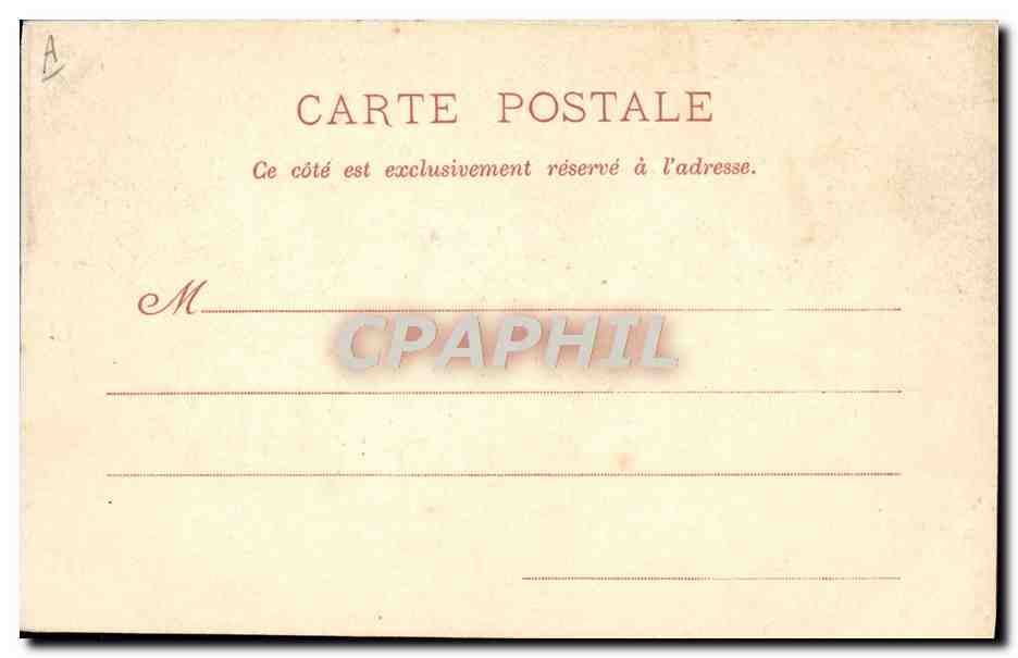 Saumur — Dressage — Saut de la douve — Extrait de l'Album d'Equitation de l'Ecole de Cavalerie — Éditeurs : C. Charier, Nancy — Verso