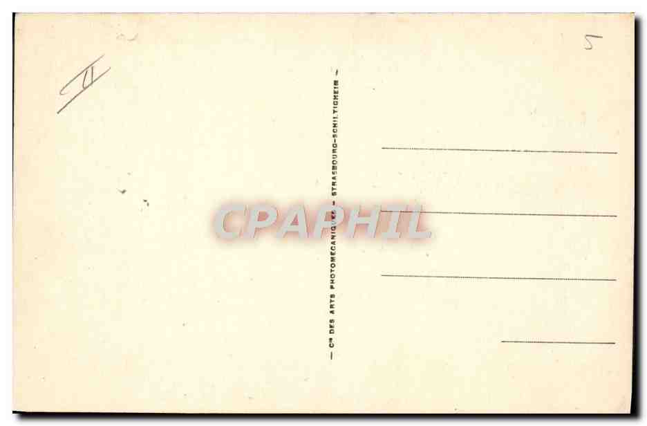 CPA Cheval Hippisme Saumur Ecole de cavalerie Courbettes — Verso
