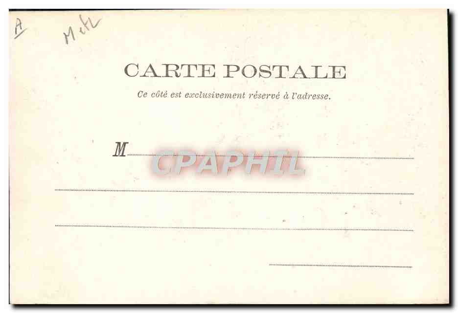 CPA Cheval Hippisme Saumur Sauteur en liberte Courbette — Verso
